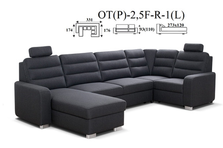 Broadway narożnik 1(P)-R-2,5F-OT(L) / OT(P)-2,5F-R-1(L)