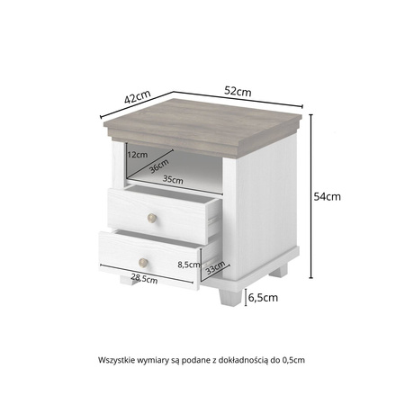 EVORA TYP 22 STOLIK NOCNY 2S