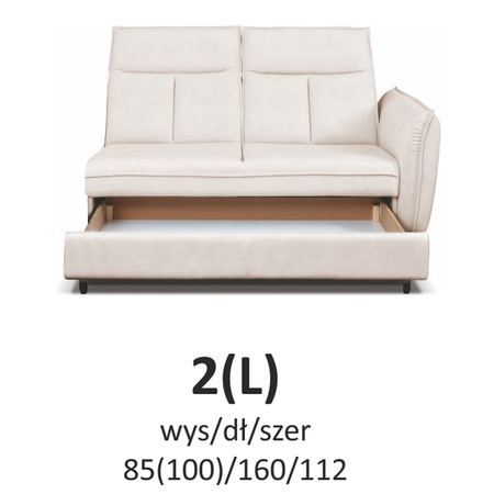 ROMANTICA NAROŻNIK DO SAMODZIELNEJ KONFIGURACJI