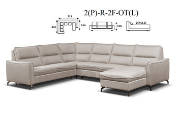 Cristal narożnik 2(P)-R-2F-OT(L) / OT(P)-2F-R-2(L)