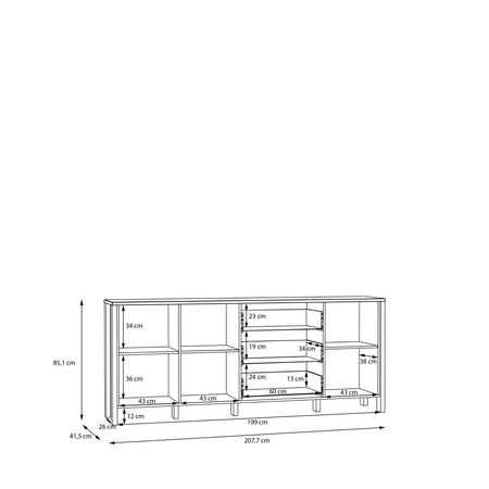 Saitama SQMK241 komoda