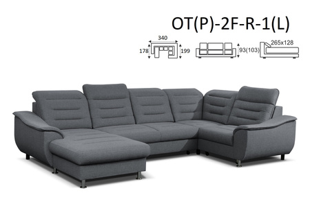 BELLAGIO NAROŻNIK 1(P)-R-2F-OT(L) / OT(P)-2F-R-1(L)