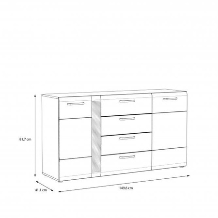 Locarno komoda LCRK231