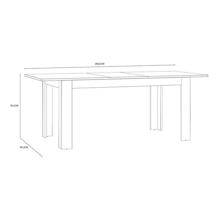 Chisbury XELT161stół rozkładany