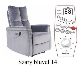 Neptun fotel relaks elektryczny z funkcją masażu