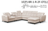 ROMANTICA NAROŻNIK OT(P)-2F-R-1-BR-1E(L) / 1E(P)-BR-1-R-2F-OT(L)