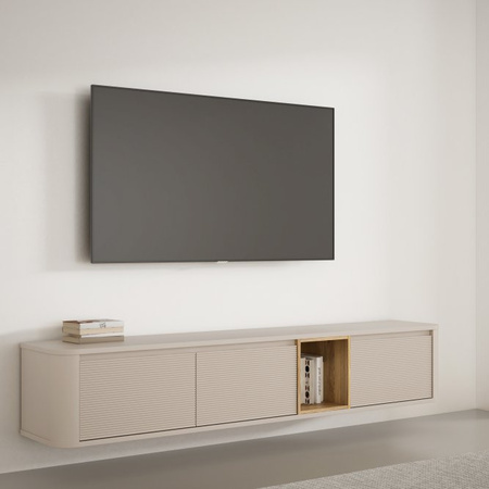 BREATHTAKER BTHTH141-M846 szafka RTV 220cm Dąb Mauvella/Piaskowy