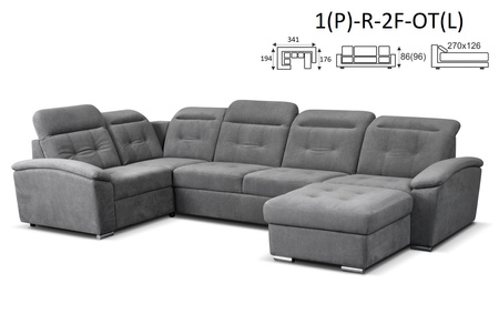 COMFORTO NAROŻNIK OT(P)-2F-R-1(L) / 1(P)-R-2F-OT(L)