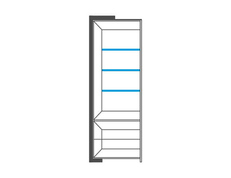 Corino Witryna szkło wysoka 1DS2SZ Lewa