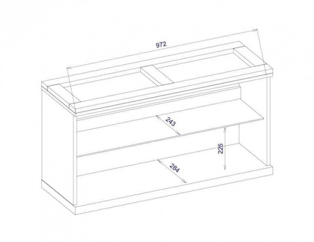 Verano Witrynka wisząca 2DS