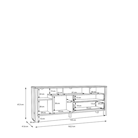 Saitama SQMT221 szafka RTV