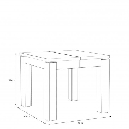 BRUGIA STÓŁ EST 45