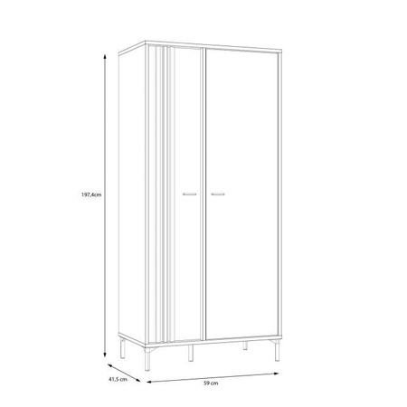 Joakimis JMXS721 szafa ubraniowa