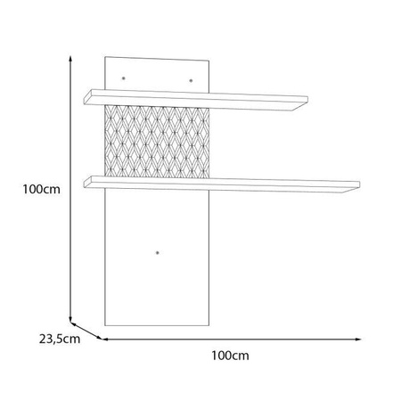 Aksana AKNB01 półka