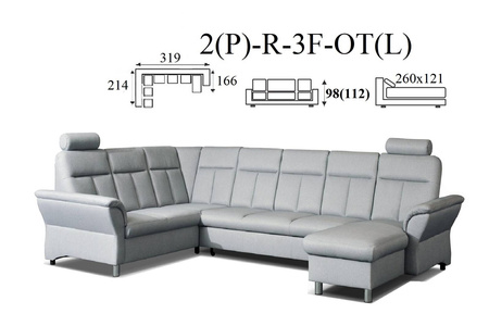 Toronto narożnik OT(P)-3F-R-2(L) / 2(P)-R-3F-OT(L)