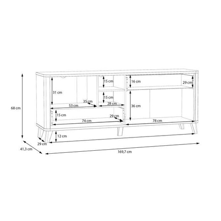 Wardiol WRDT233 szafka RTV