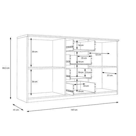 Gloria GLRK26 komoda