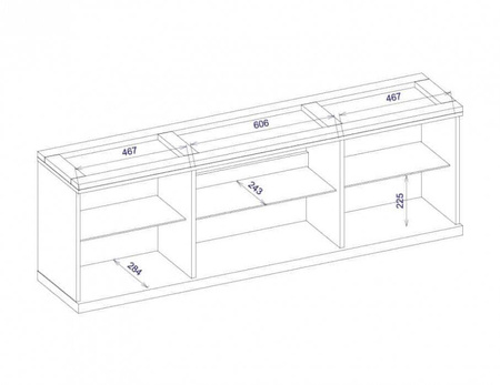 Verano Witrynka wisząca duża 2DS