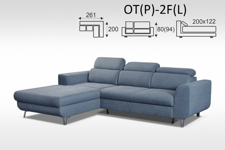 DOLCE NAROŻNIK 2F(P)-OT(L) / OT(P)-2F(L)