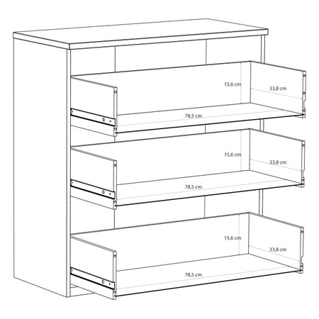 EDWAL EDWK212 komoda