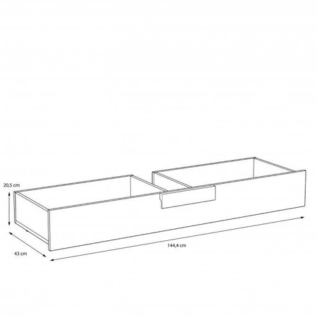 ARKINA LBLL01 SZUFLADA ŁÓŻKA