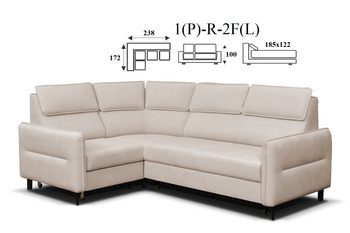 Malibu narożnik 1(P)-R-2F(L) / 2F(P)-R-1(L)