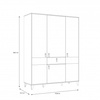 Lya  LYAS831 szafa ubraniowa 