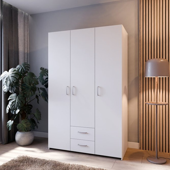 Biała szafa 120 cm ECONOBOX 2