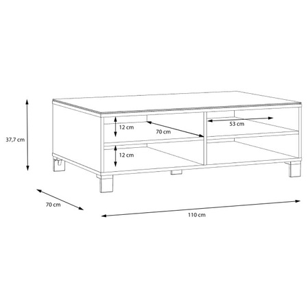 POOLE stolik okolicznościowy