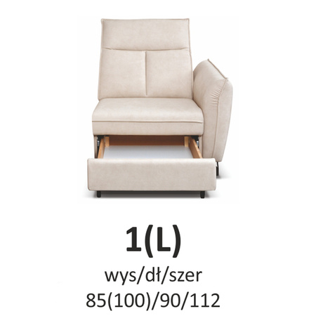 ROMANTICA NAROŻNIK DO SAMODZIELNEJ KONFIGURACJI