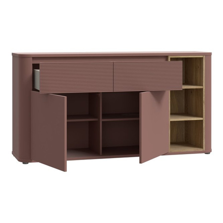 BREATHTAKER BTHK233-Q191 Komoda P Terakota/Dąb Mauvella