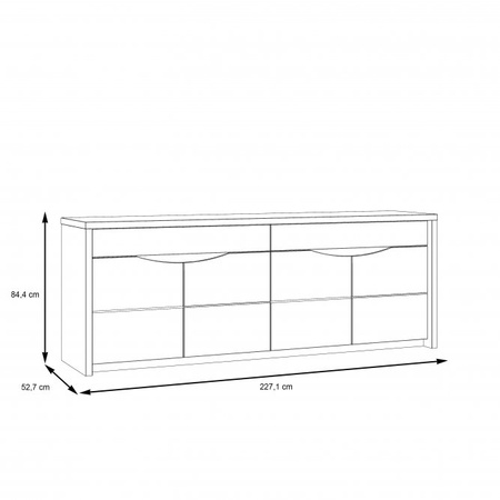 SAINT TROPEZ KOMODA STZK241B
