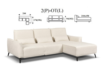 Modern narożnik 2(P)-OT(L) / OT(P)-2(L)