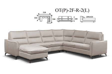 Cristal narożnik 2(P)-R-2F-OT(L) / OT(P)-2F-R-2(L)