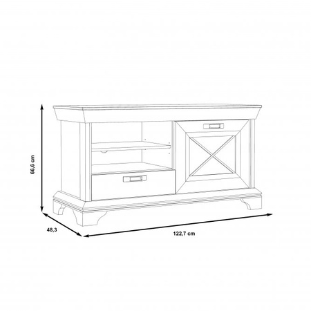 KASHMIR SZAFKA RTV KSMT22