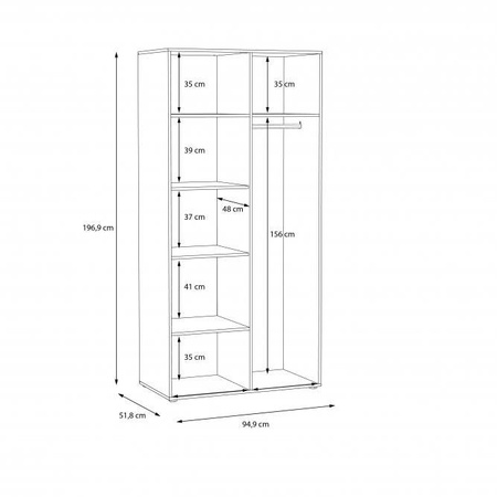 Locarno szafa LCRS821