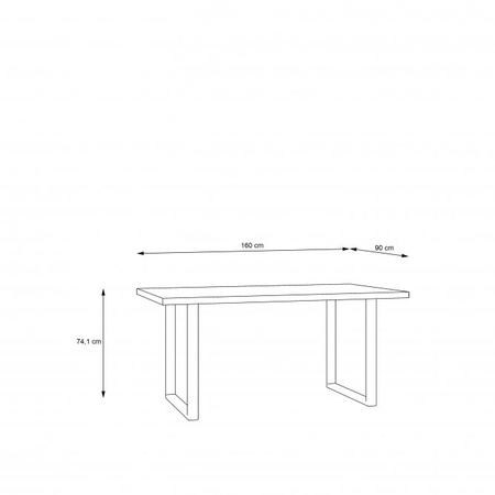 HAYATO TBLT442 STÓŁ NIEROZKŁADANY