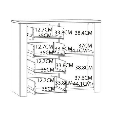 Chisbury BHLK222 komoda L/P