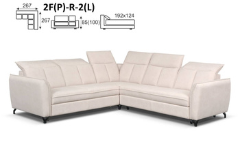 ROMANTICA NAROŻNIK 2F(P)-R-2(L) / 2(P)-R-2F(L)