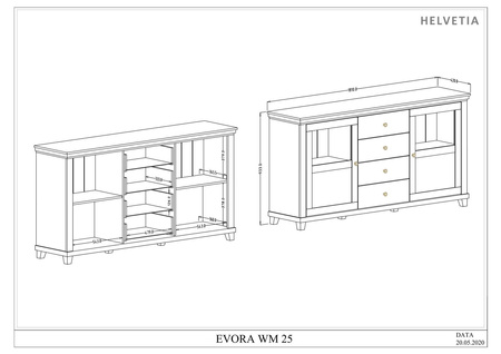 EVORA TYP 25 WM-KOMODA 2D4S