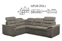 Exclusive narożnik 1(P)-R-2F(L) / 2F(P)-R-1(L)