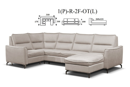 Cristal narożnik 1(P)-R-2F-OT(L) / OT(P)-2F-R-1(L)