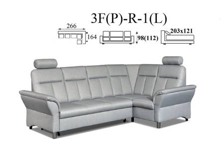 Toronto narożnik 3F(P)-R-1(L) / 1(P)-R-3F(L)