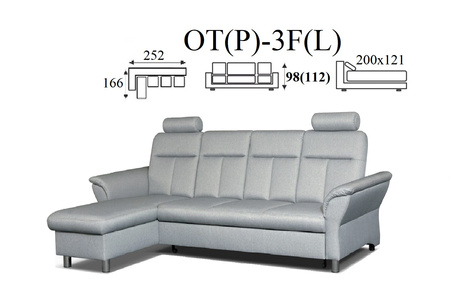 Toronto narożnik OT(P)-3F(L) / 3F(P)-OT(L)